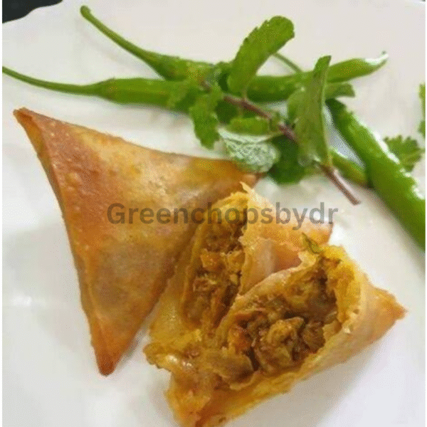Frozen Tikka samosas  (06 pcs):offer a spicy kick with every bite! Crispy, flavorful, and ready to fry in minutes for a quick, delicious snack